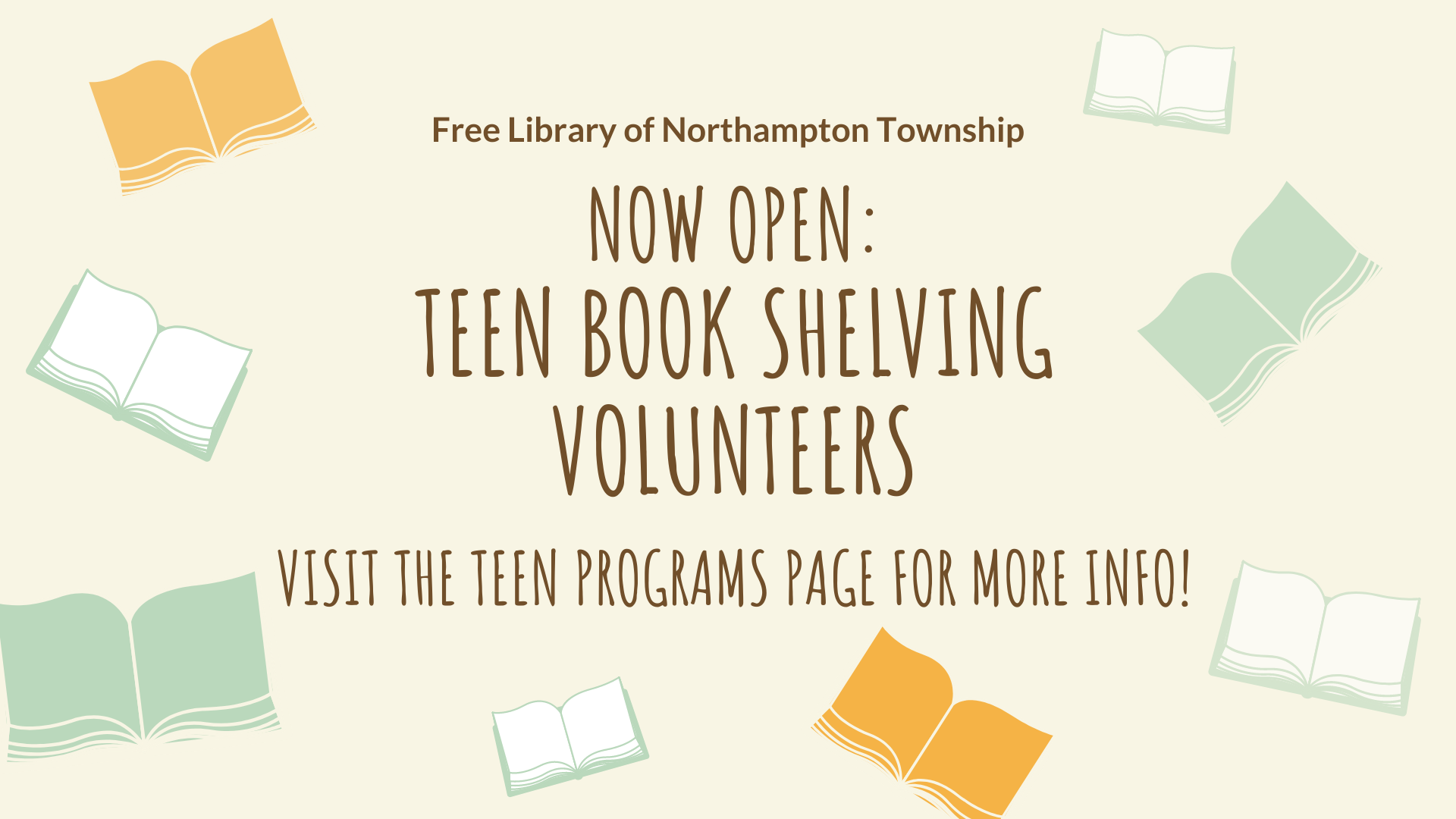 Copy of Teen Shelving – Free Library of Northampton Township